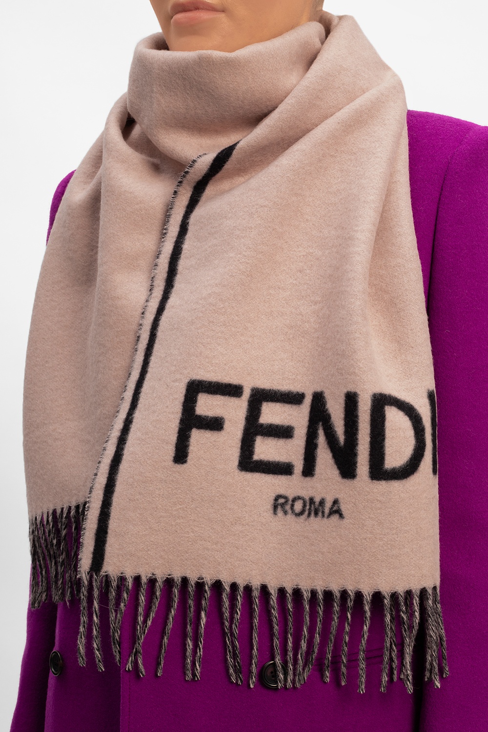 Fendi Scarf with logo | Women's Accessories | Vitkac